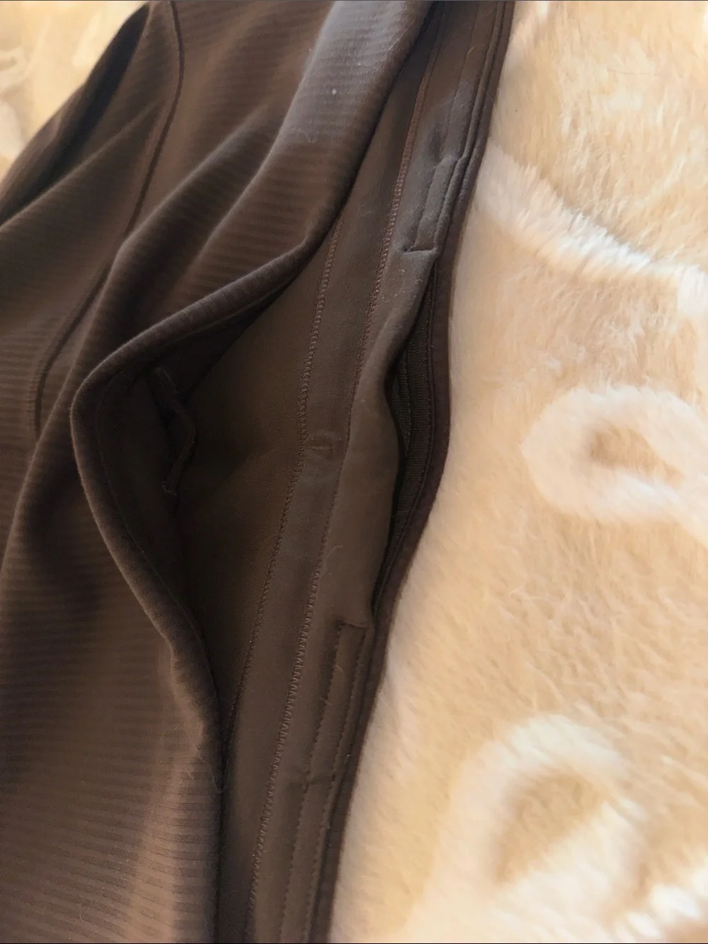 lululemon athletica Wunder Train Ribbed HR Tight 28” Espresso Brown - NWT 8 - Picture 4 of 5